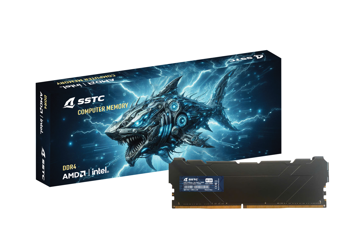 SSTC DDR4 U-DIMM 3200MHz-1.35V 8GB/16GB