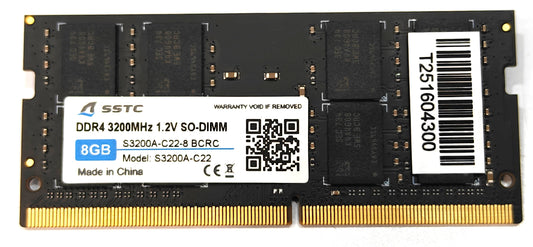 Bộ nhớ DDR4 SSTC SO-DIMM 3200MHz-1.2V 8GB/16GB 